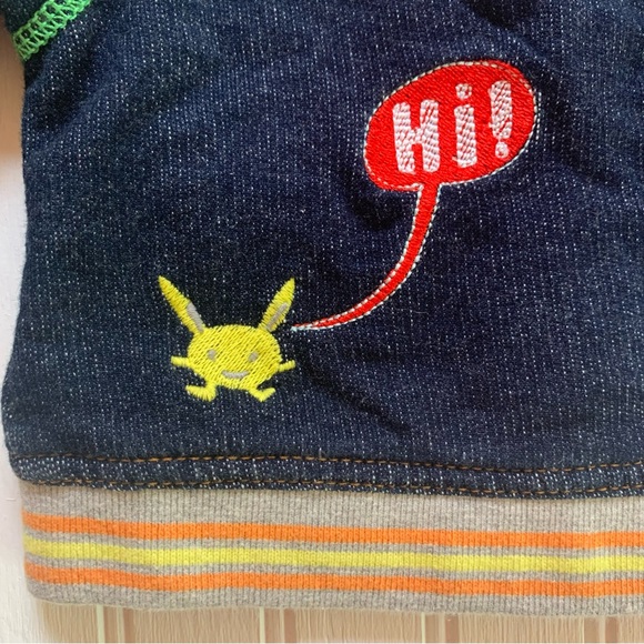 Oilily ~New~Indigo Knit Goba Byg Jacket in 62 (about 4 months) - Picture 11 of 11